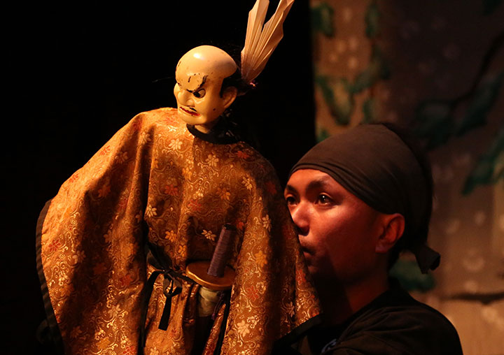 「加賀の國の文化伝統」部門 入賞　海道正人さんの作品「人形浄瑠璃・でくの舞」